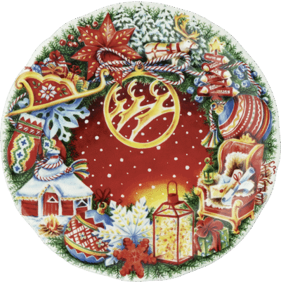 Christmas plate "Christmas magic" 2025